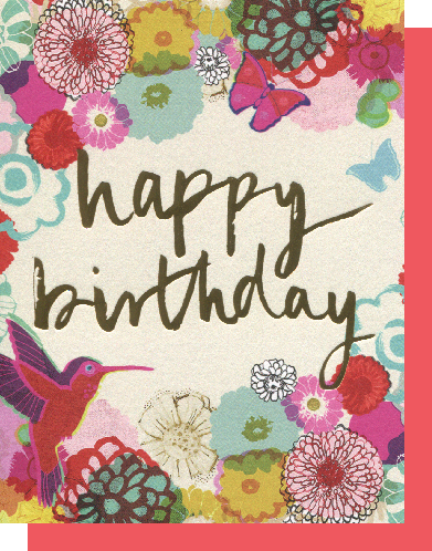 Big Wheel Press – wholesale Everyday greeting card – Zinnias3