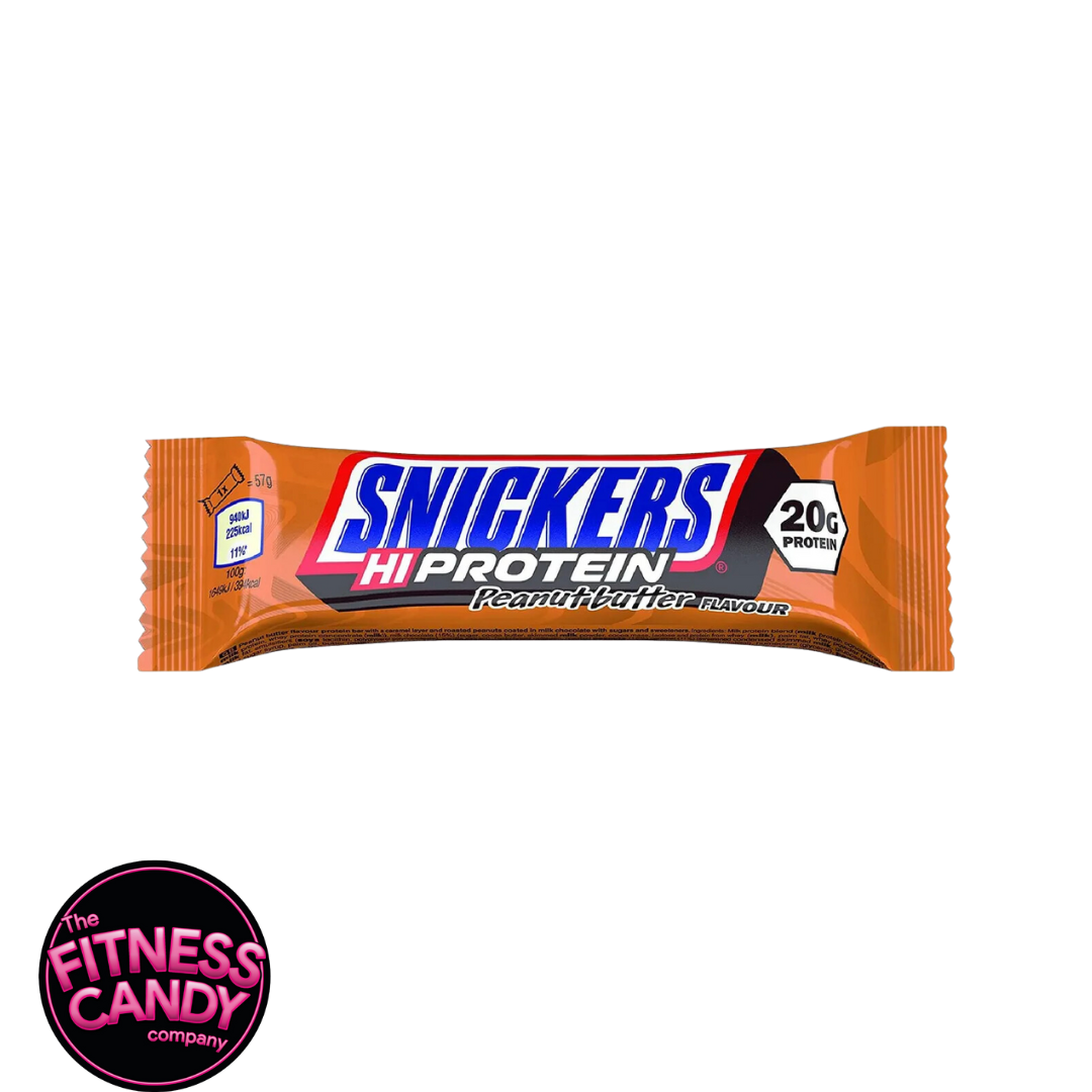 The Fitness Candy Company - Vendita all'ingrosso Barrette - SNICKERS Hi Protein Gusto Burro d'Arachidi1