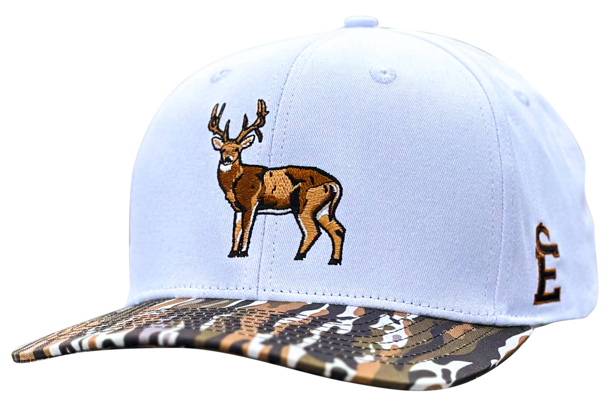 Embry Outdoors – Großhandel Trucker-Cap – Unisex – Weißer Ranch Camo "Buck"