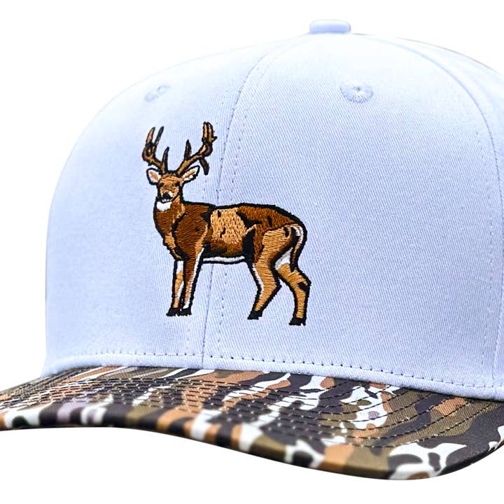 Embry Outdoors – Großhandel Trucker-Cap – Unisex – Weißer Ranch Camo "Buck"0