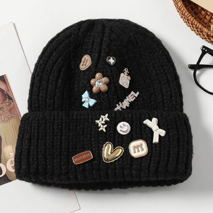 MKS America - Wholesale Beanie - Women's - Valentine's Day Heart Beanie Wool Hat