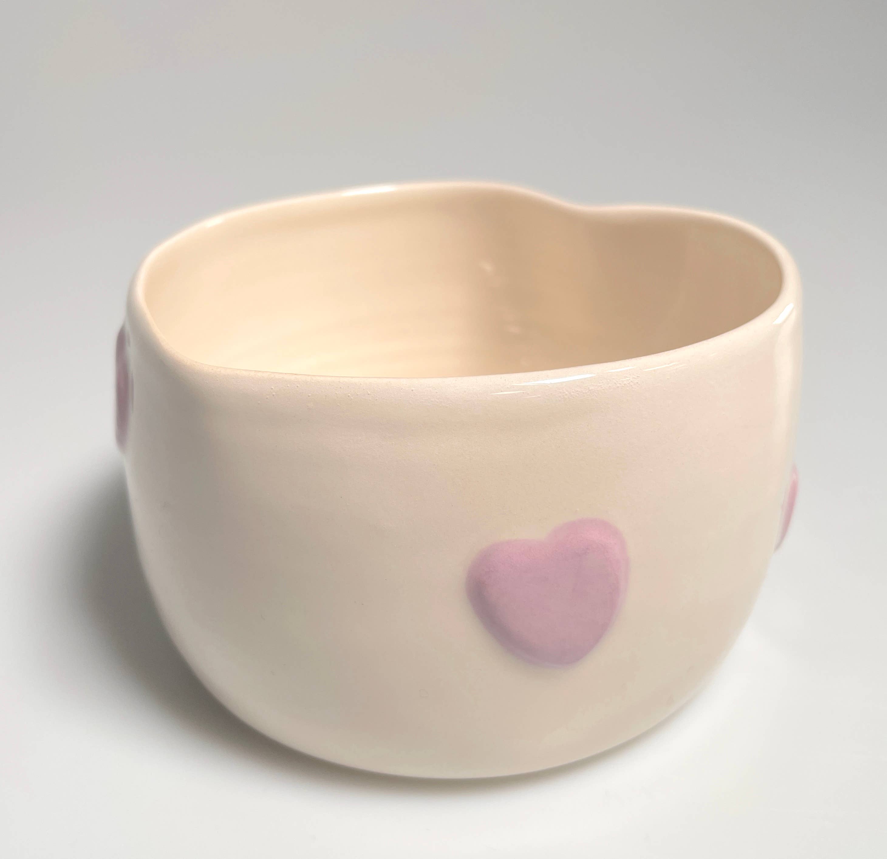 Pipa and Happy - Wholesale Coffee Mug - Bowl Heart - Handmade ceramic bowl 350ml4