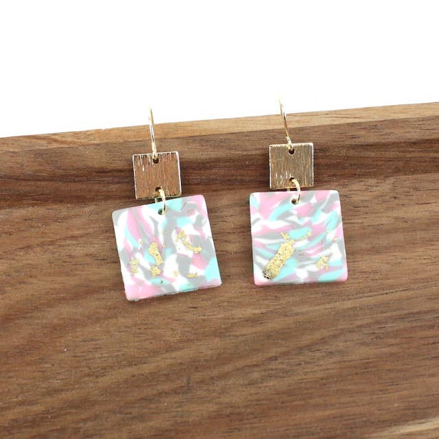 Pretty Persuasions - Wholesale Dangle Earrings - E24050 Rubber Print Earrings