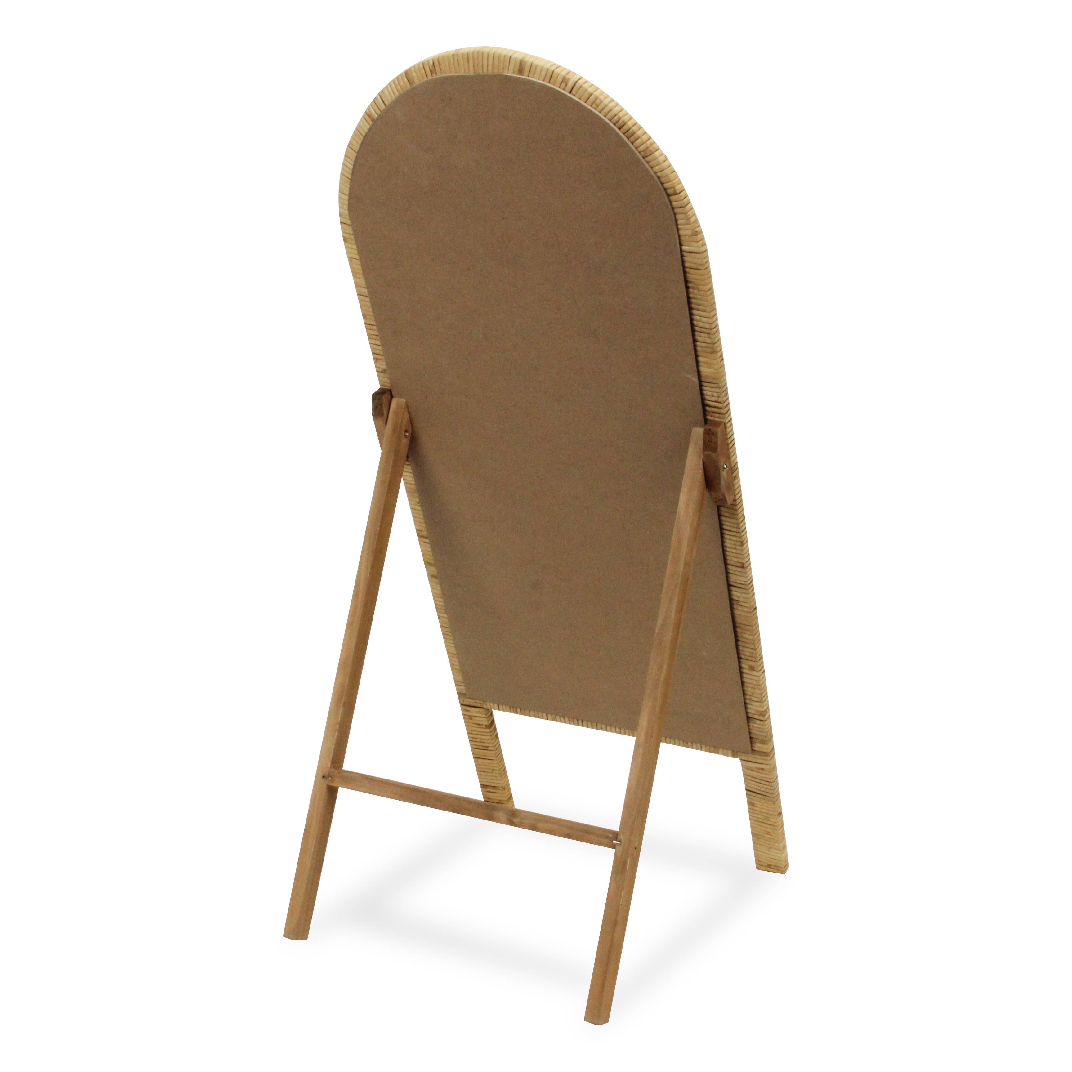 Cheungs Home Decor - Wholesale Chalkboard - Roussilon Curved Rattan Wrapped Standing Chalkboard4