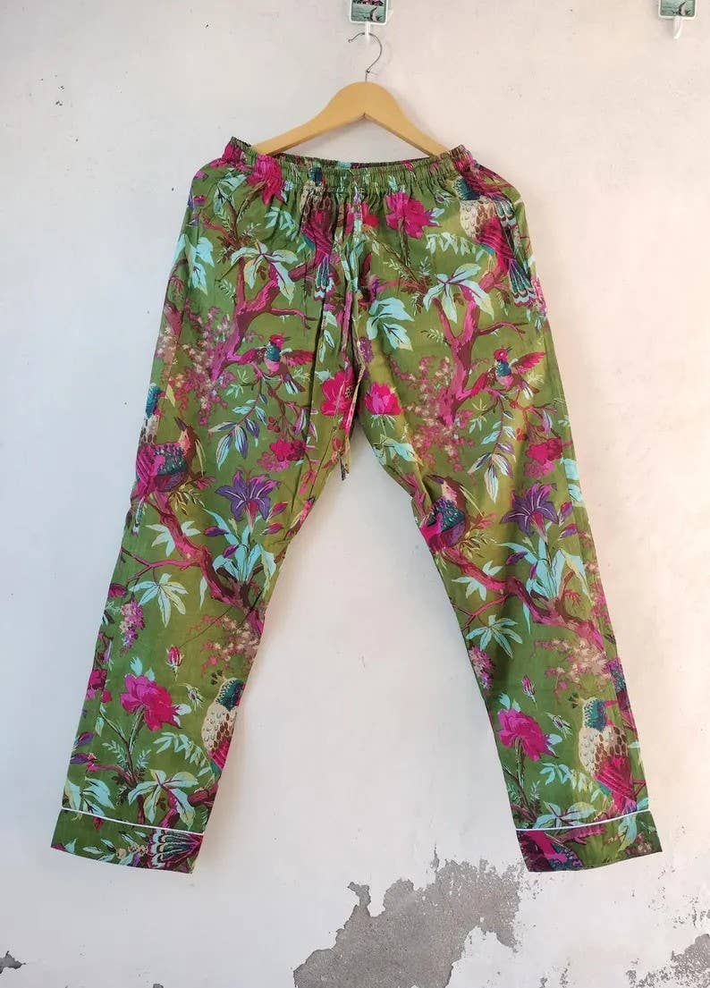 GYPSY STUDIO - Wholesale Sleepwear Set - Women's - New Fashion PJ Set Indian Pure Soft Cotton Pajamas3