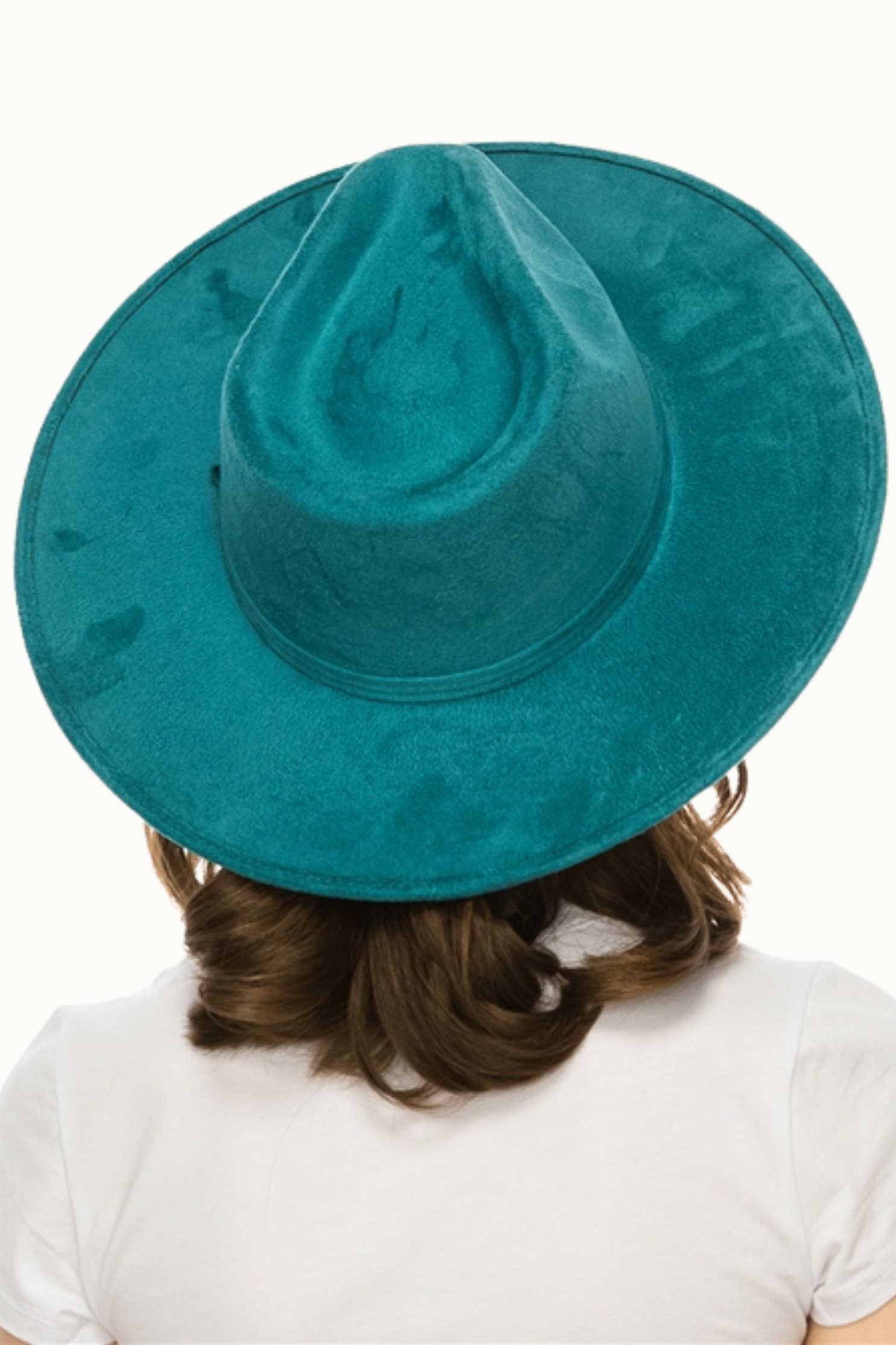 Olive & Pique – wholesale Fedora – Women’s – Vegan Suede Rancher Hat 3.5" Brim, Unisex, OSFM12