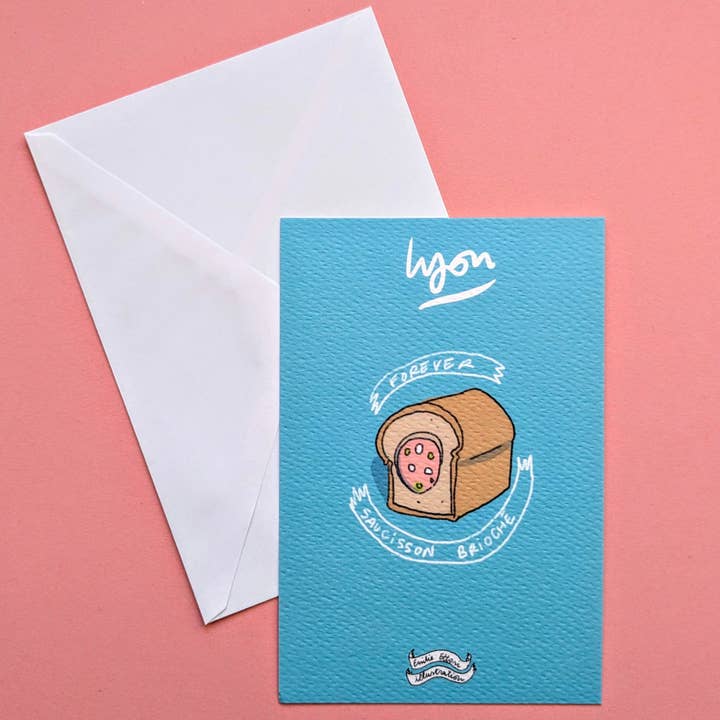 Brioche sausage for wholesale by EMILIE ETTORI ILLUSTRATION