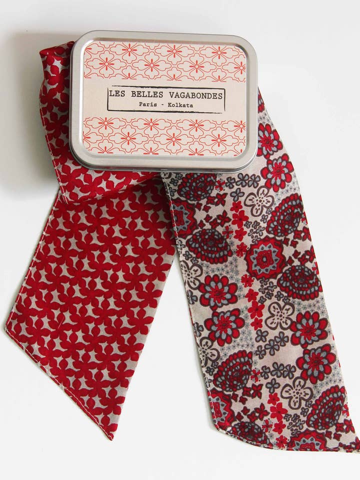 Morea Rouge Red Headband for wholesale by Les Belles Vagabondes