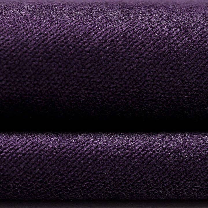 Mcalister textiles – Großhandel Türstopper – Zugluftstopper aus Samt, mattes Aubergine, Violett