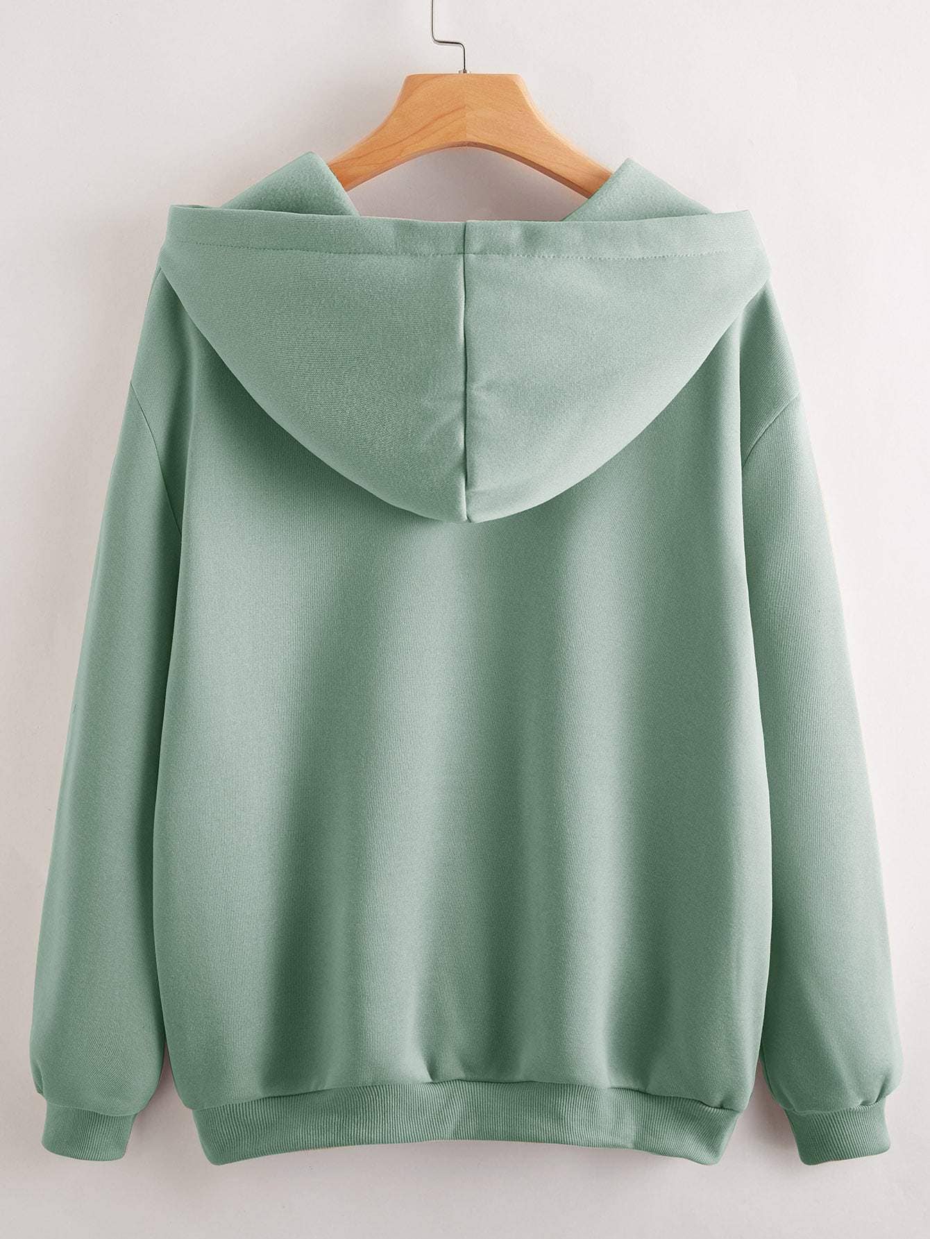 Flarix - Wholesale Blouse - Women's - heart print kangaroo pocket drawstring hoodie9