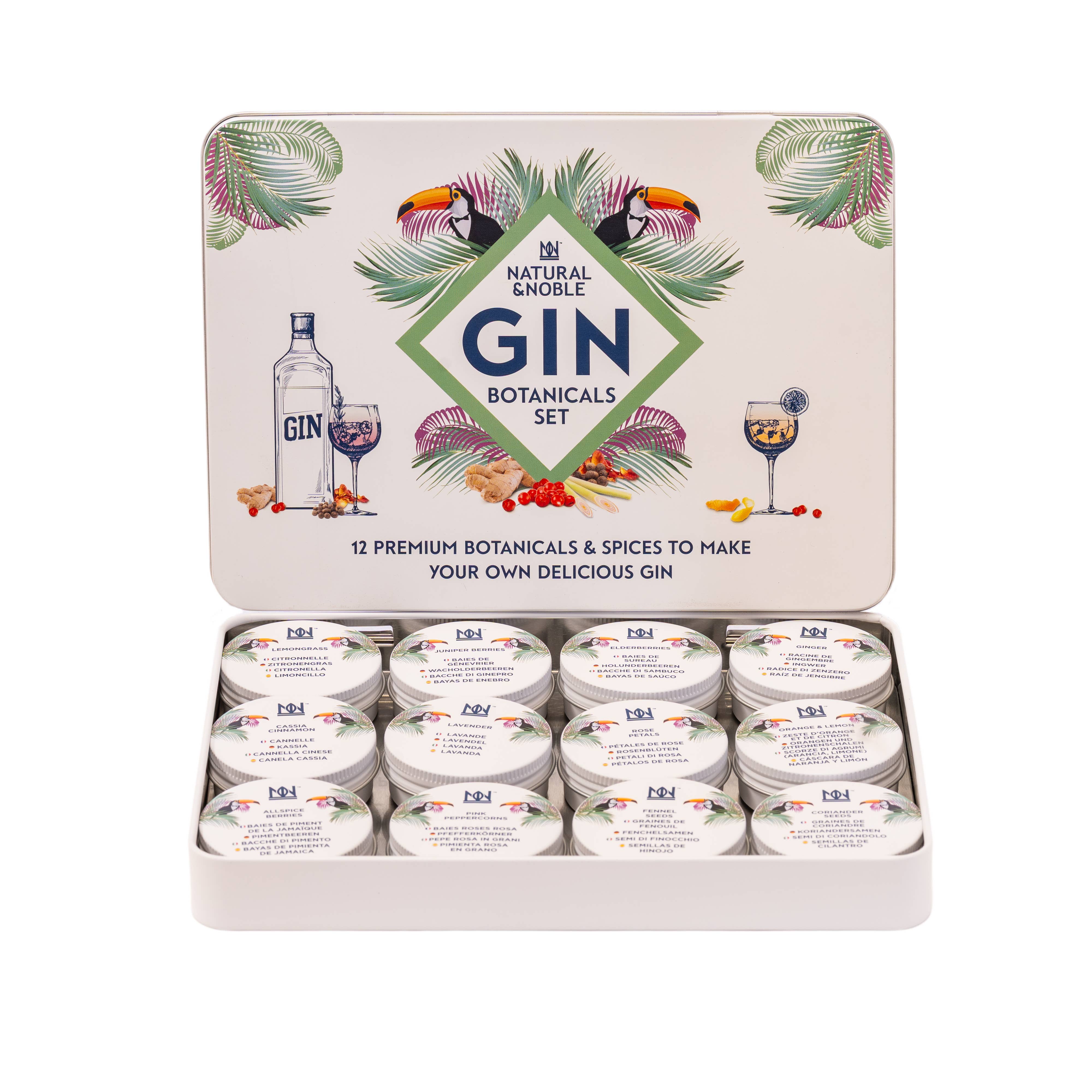 Natural & Noble – Engroshandel DIY-drikkekit – Natural & Noble Gin Botanicals Set – Lav din egen krydrede gin1