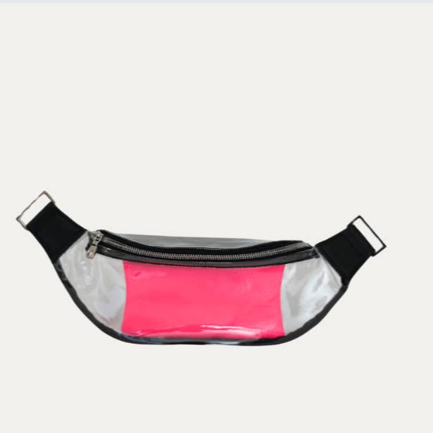 Paulyjen – Engroshandel Bæltetaske - Dame – Klar Fanny Pack/Crossbody med Læder & Sølv Hardware