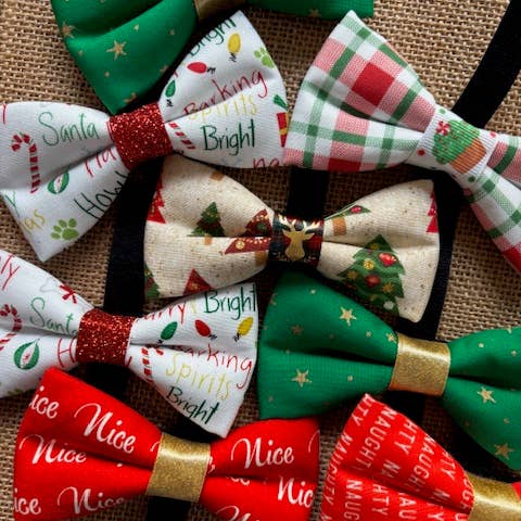 CHRISTMAS IN JULY Mini Size Bundle for wholesale by DOG BOW TIES