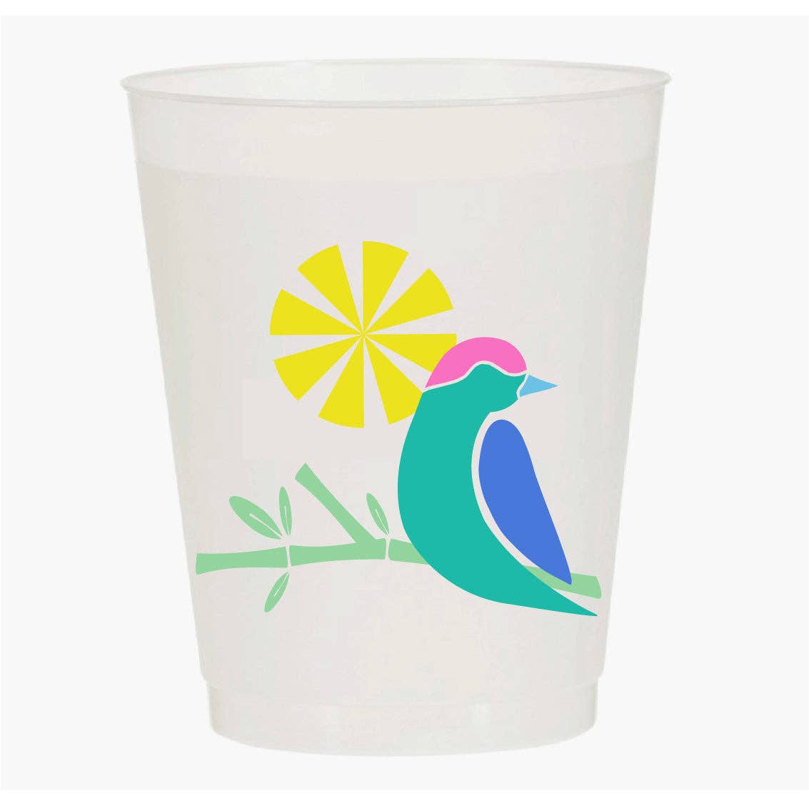 Mahji Mamas - Wholesale Disposable Cup - “CHEERS BIRD BAM” SHATTERPROOF CUPS1