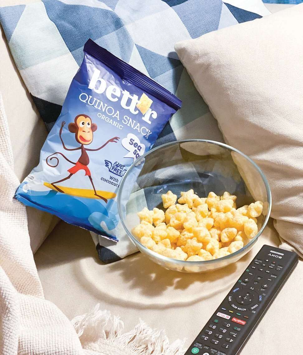 Smart Organic - Wholesale Puffed Snack - Quinoa Snacks Sea Salt, Bio, Bett'r, 50g3