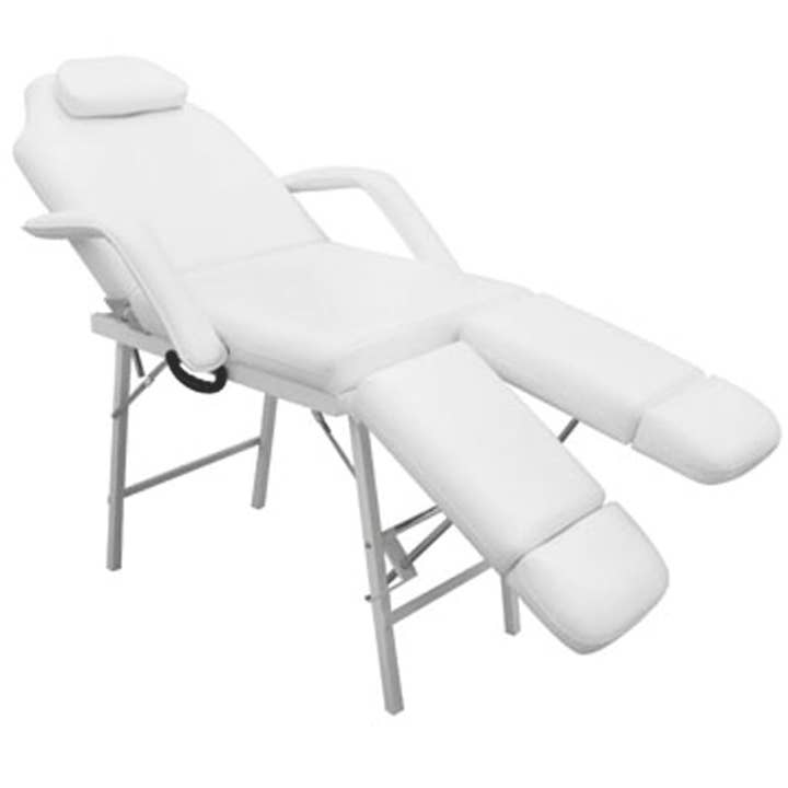 Greenwestons - Wholesale Chair - White treatment chair with ajustable legrests2