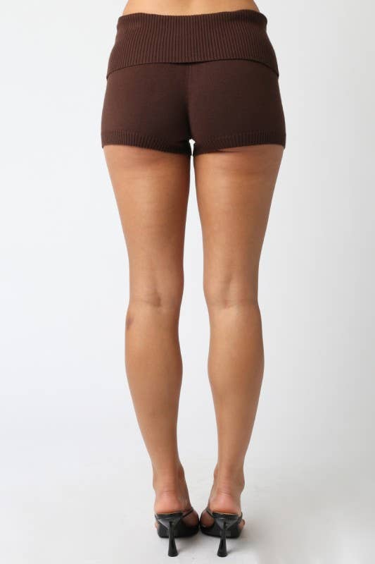 Olivaceous - Vente Short – femme - Short en maille Skyler8