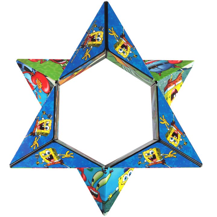 Fun In Motion Toys - Wholesale Puzzle - Kids - Shashibo SpongeBob Krusty Krab Magnet Puzzle Cube STEAM MESH3