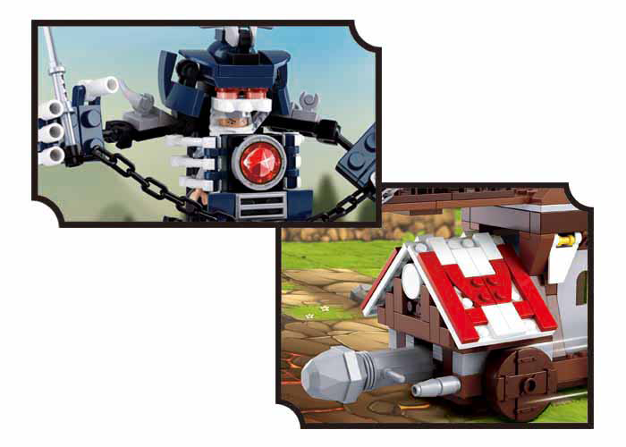 Sluban Europe BV - Wholesale Building Set - Kids - M38-B0619/Legend Warriors battering ram3