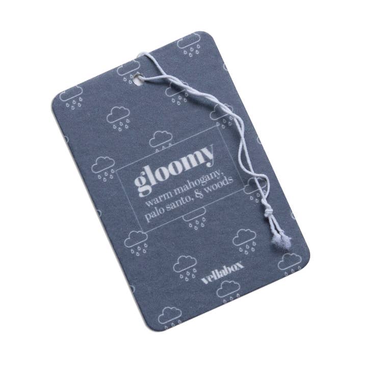 Hanging Air Freshener- Gloomy- Set of 2 for wholesale by Vella & Co. by Vellabox