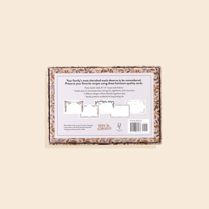 Blue Star Press - Wholesale Recipe Card - Recipe Cards: 50 Beautifully Designed 4x6 Recipe Cards3