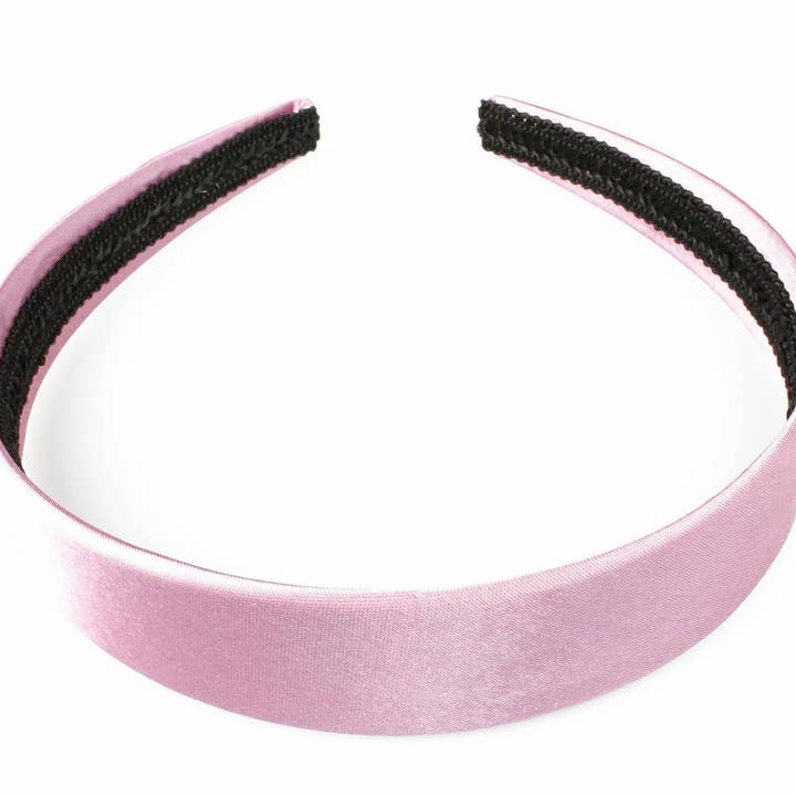 Topkids Accessories - Wholesale Fashion headband – women's - Satin Alice Headband Head Band Hairband Hair Band Women for Adult Girls Kids School 60s 70s 80s Plain Aliceband 2.5cm 1" Thick Wide Hard19
