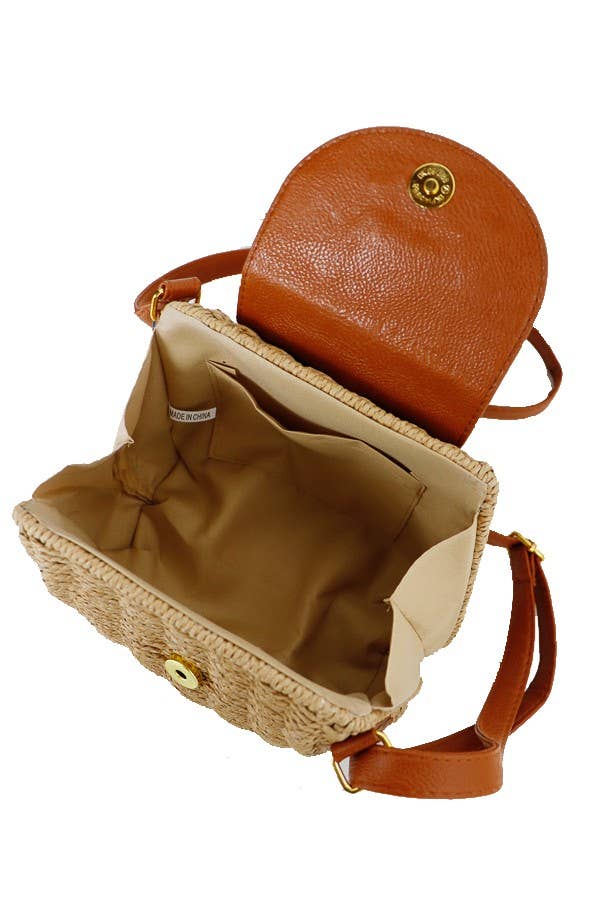 Cap Zone – Großhandel Umhängetasche - Damen – Ovale Korbtasche aus Stroh6