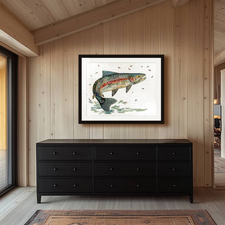 Impression d'art | Décoration murale sur la pêche | RAINBOW TROUT, II pour la vente par Dolan Geiman