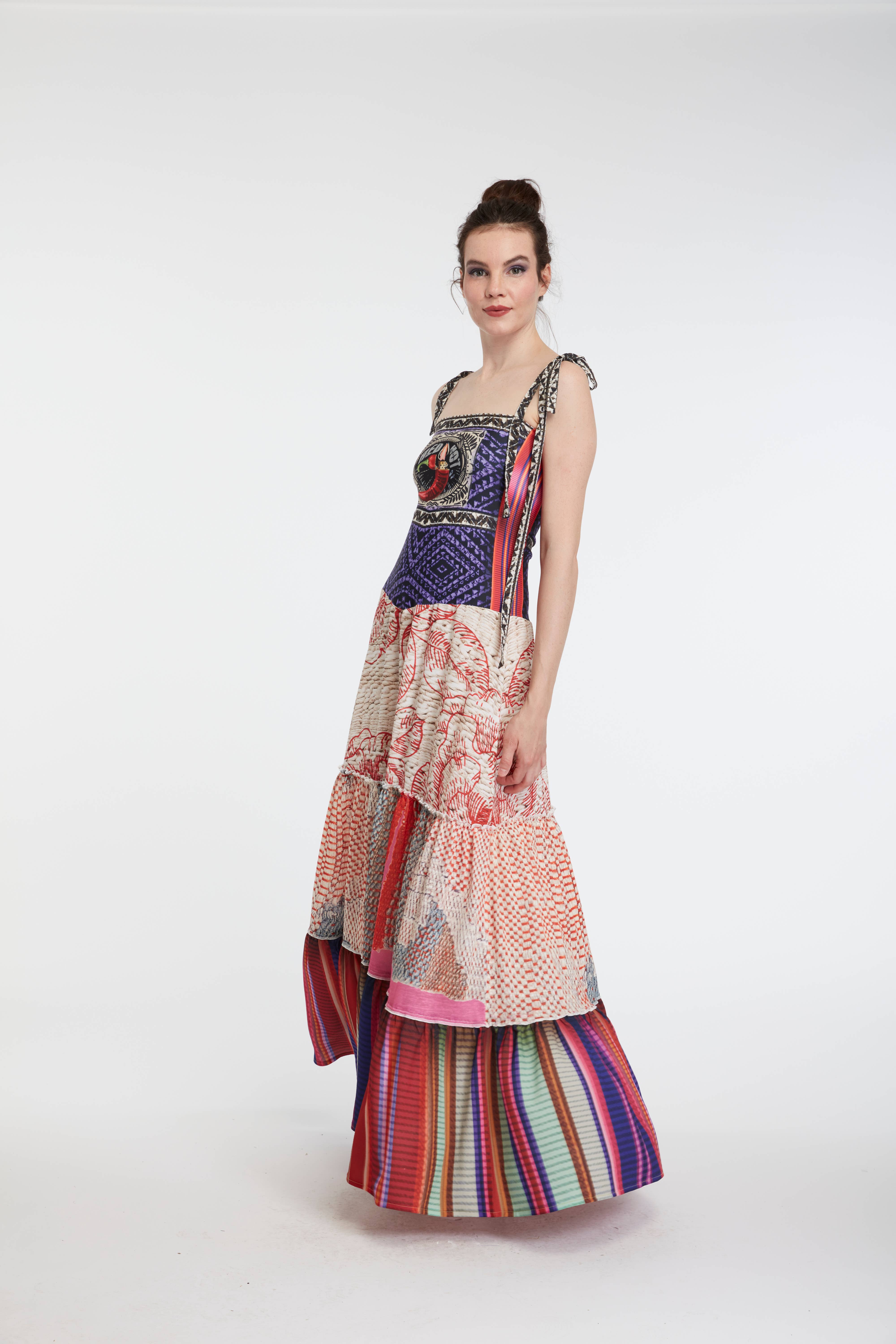 IPNG Design - Wholesale Skirt - Women's - Dress Skirt Long - Red Hot2