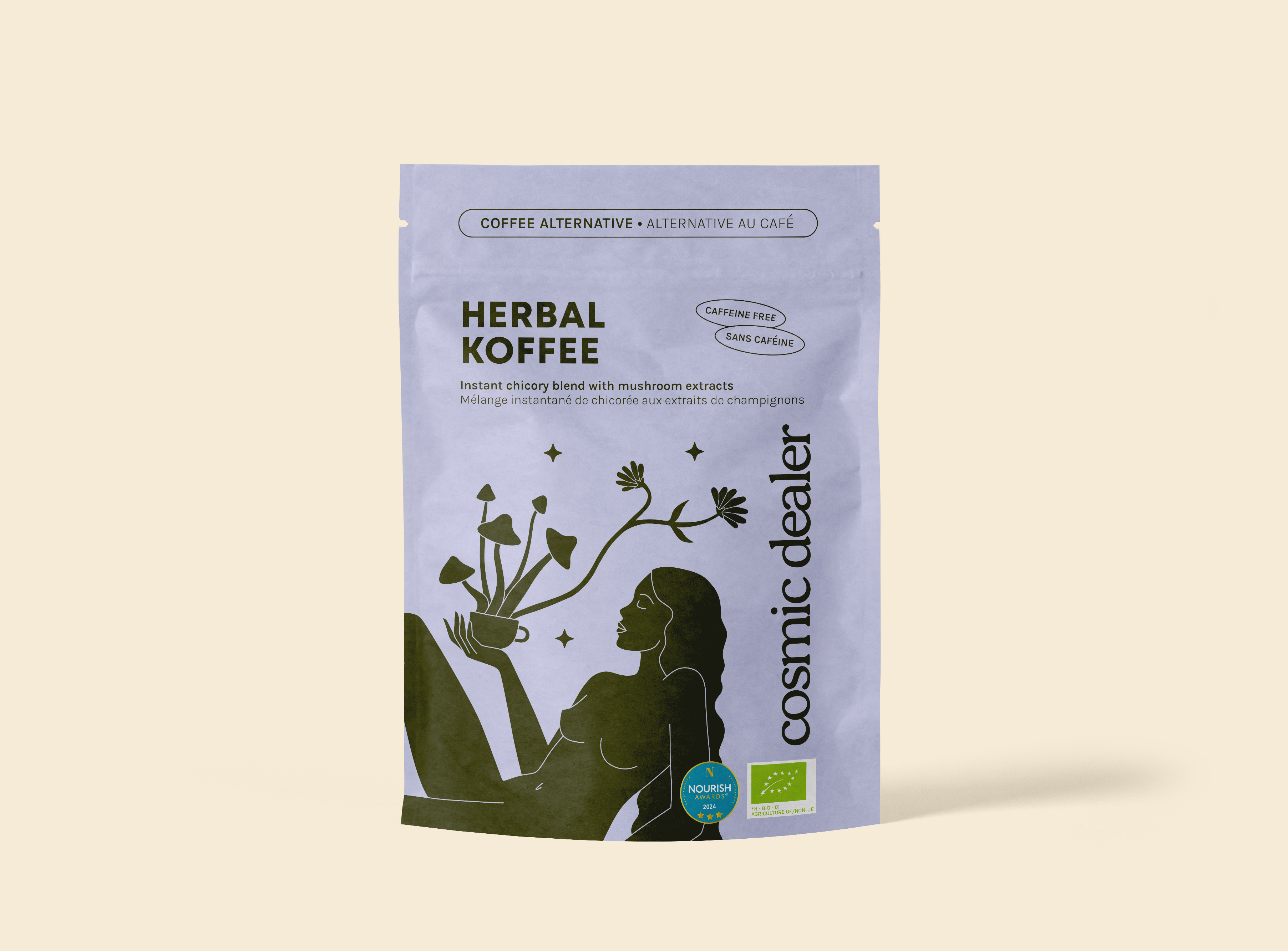 Cosmic Dealer - Vente Préparation pour boisson - Herbal Koffee : alternative au café aux champignons adaptogènes2