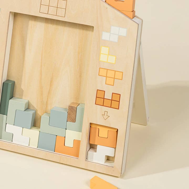 Coco Village - Wholesale Puzzle - Kids - Wooden Tetris Puzzle Toy (40 pcs)2