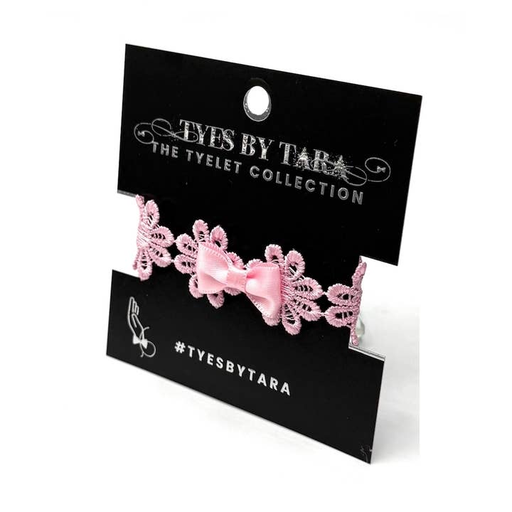 Pulsera de Flor Rosa | Tyelet Rosa Floración para venta al por mayor de Tyes By Tara