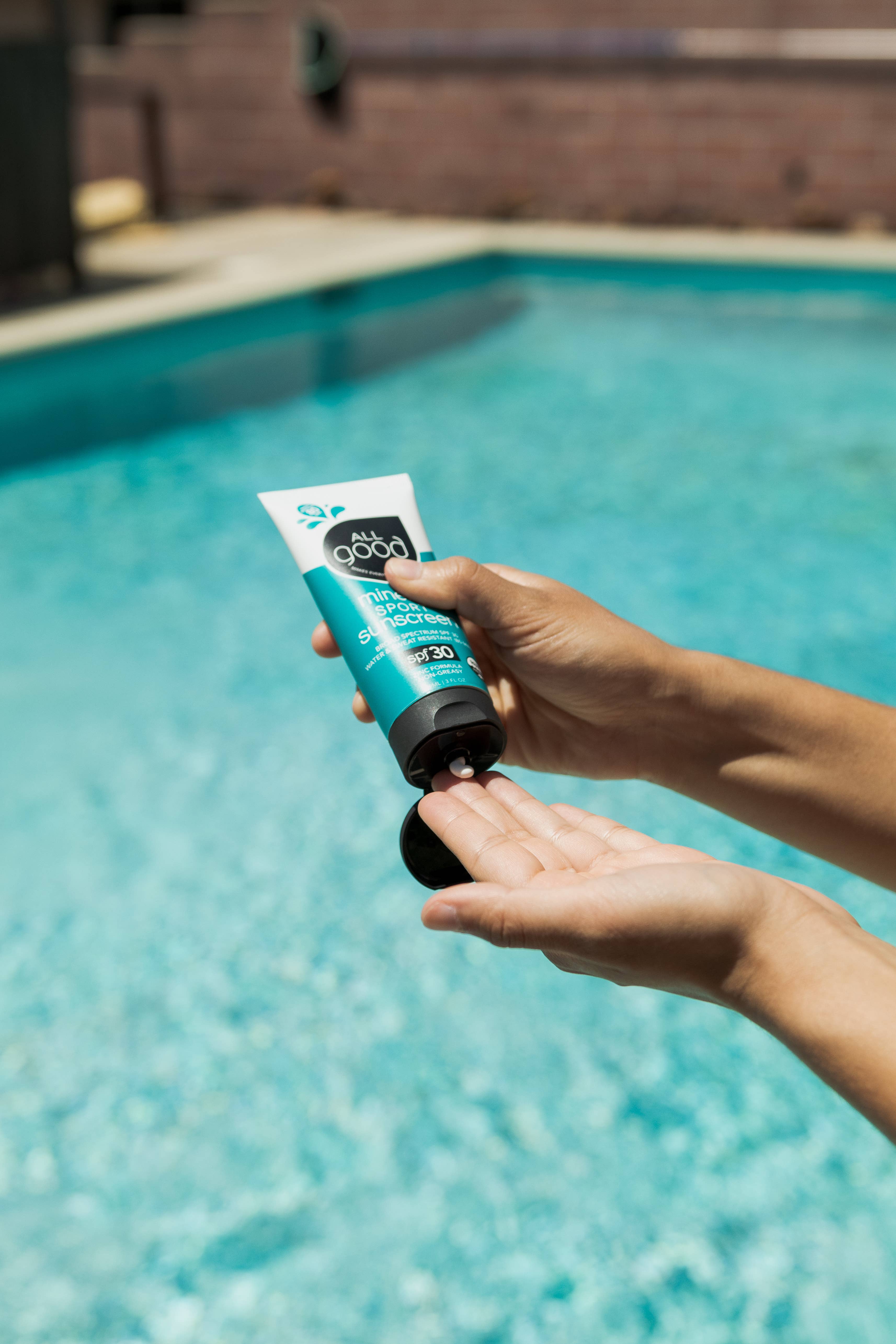 All Good Body Care - Wholesale Sunscreen - Sport Mineral Sunscreen Lotion w/ Organic Ingredients SPF 304