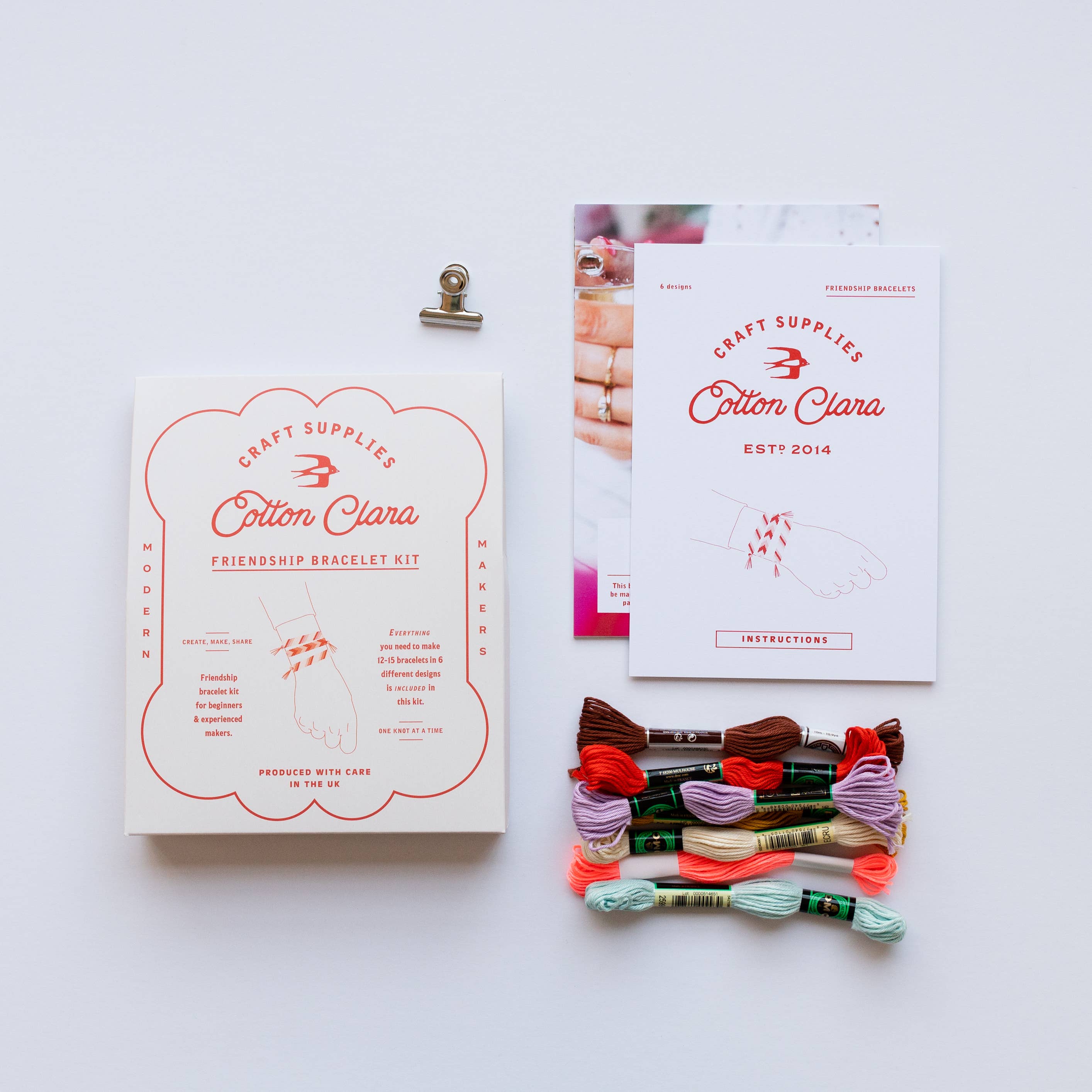 Cotton Clara Craft Kits & Supplies - Wholesale DIY Jewellery – Child - Friendship Bracelet Kit9