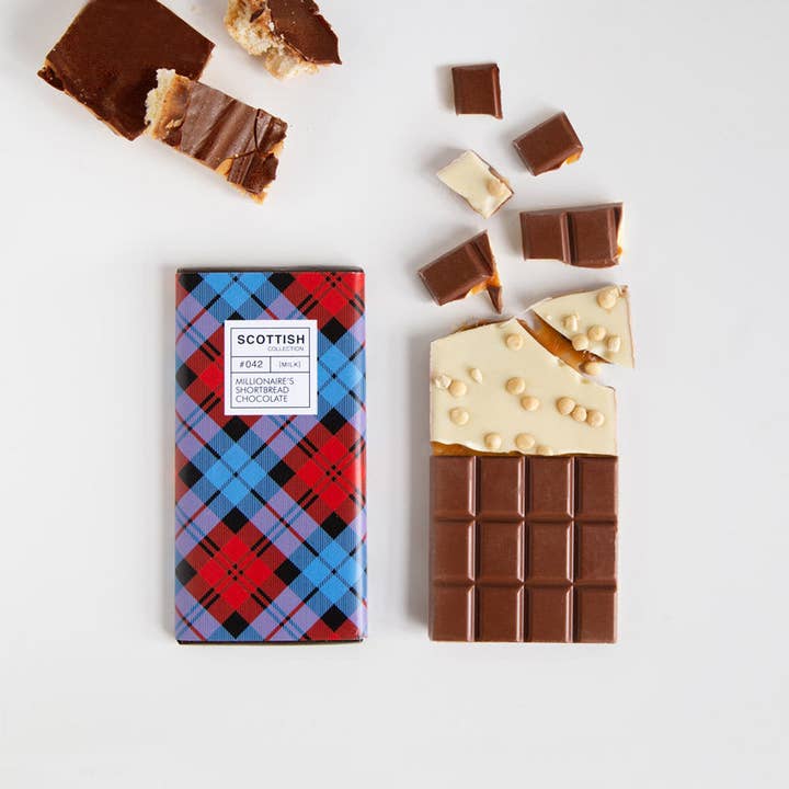 Quirky Chocolate - Wholesale Chocolate Bar - Millionaire's Shortbread Chocolate Bar