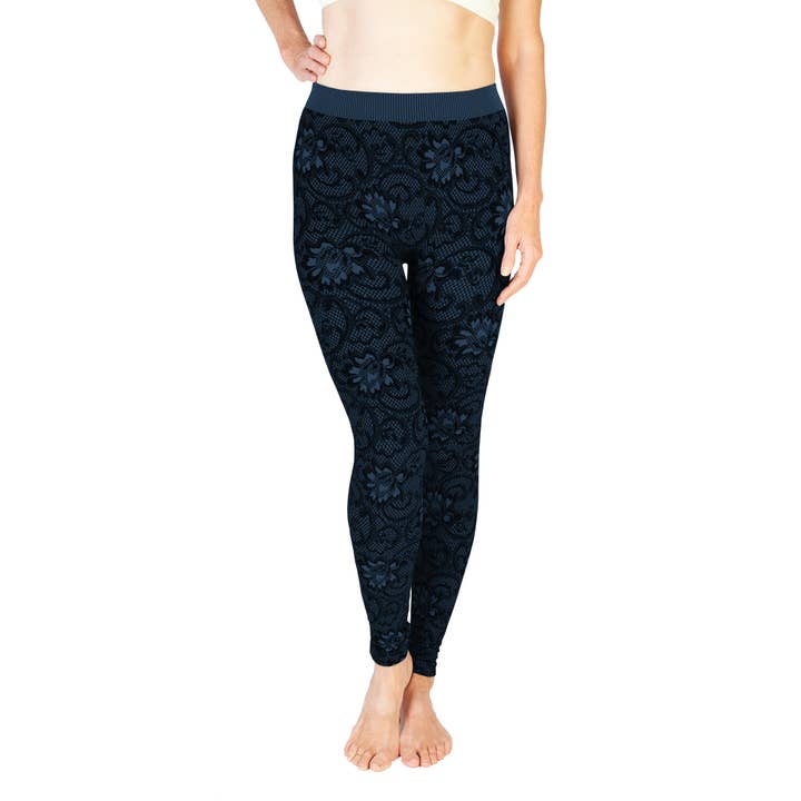 Lace Print Leggings for wholesale by Skinnytees