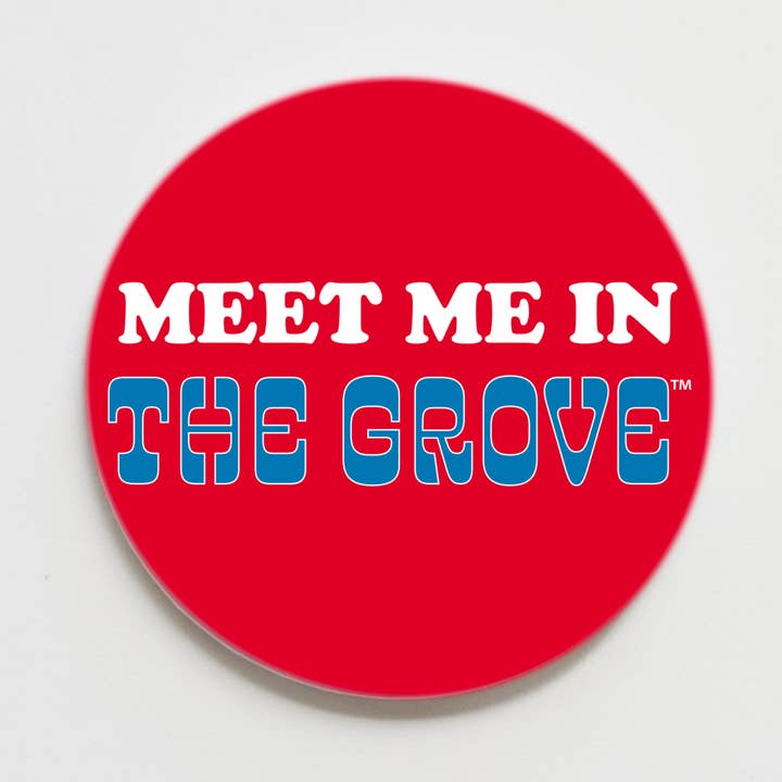Good Vibez Collegiate - Wholesale Lapel Pin/Button - Ole Miss In The Grove Button 3