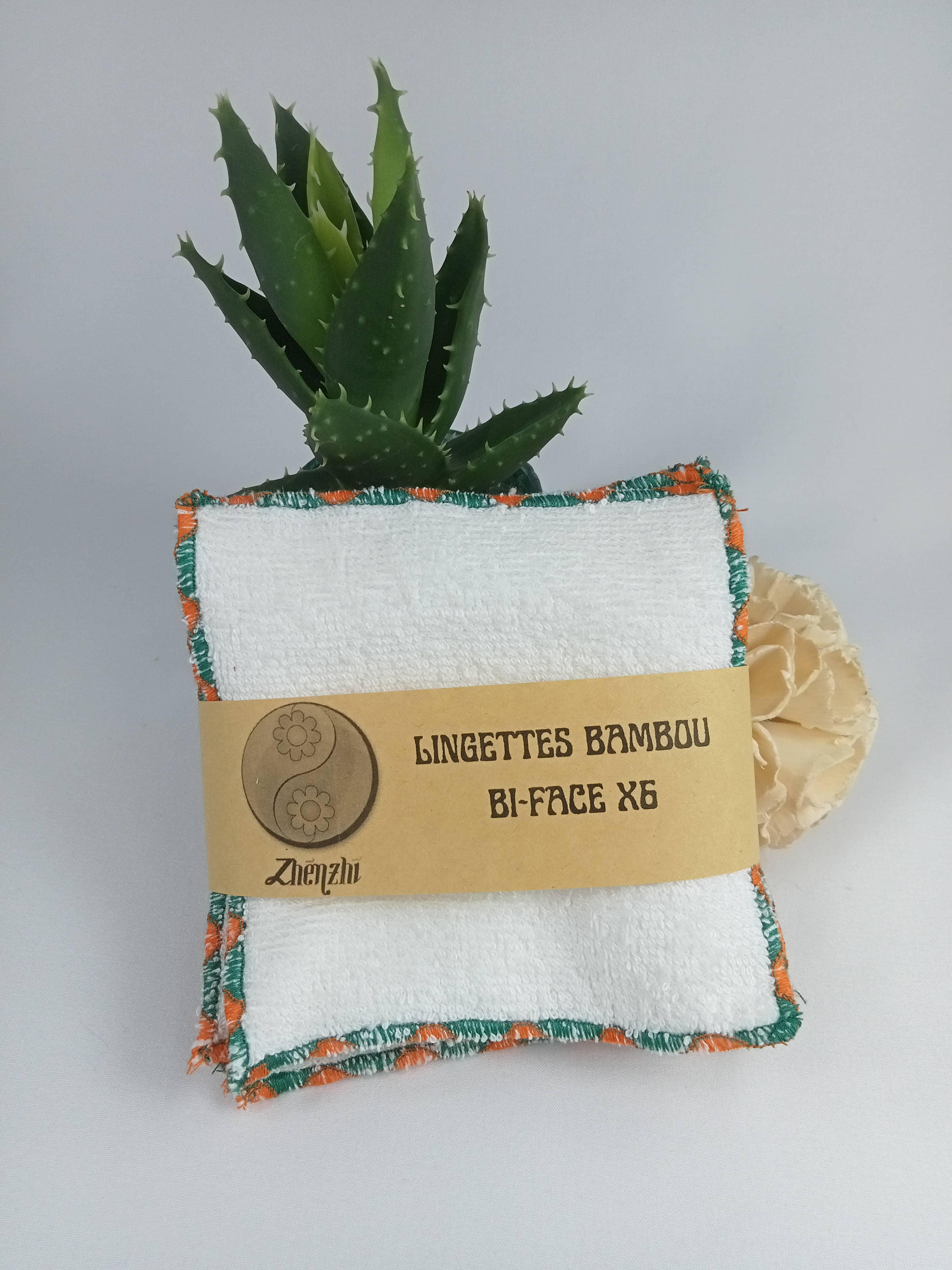 ZHENZHI - Wholesale Wattenschijfje - ZHENZHI bamboe dubbelzijdige doekjes, set van 6