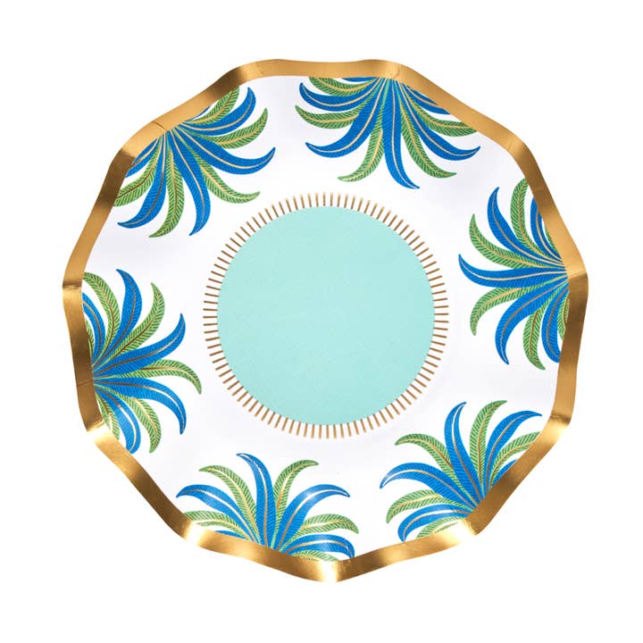 Preppy Palm Appetizer/Dessert Bowls/8pk for wholesale by Sophistiplate