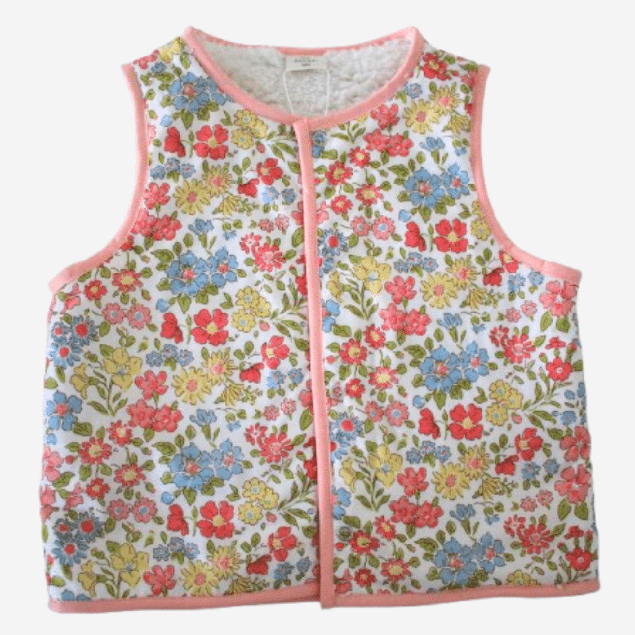 Little Scandi baby – wholesale Outerwear Vest - Kids – Kids Stylish Vest - Spring Floral0
