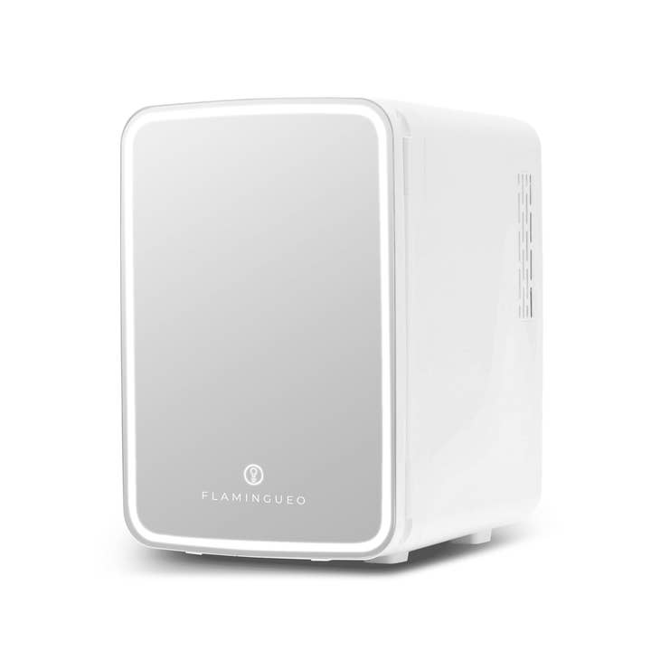 Flamingueo - Wholesale Portable/Mini Fridge - Mini Cosmetic fridge 10L with Mirror & LED with EUROPEAN PLUG
