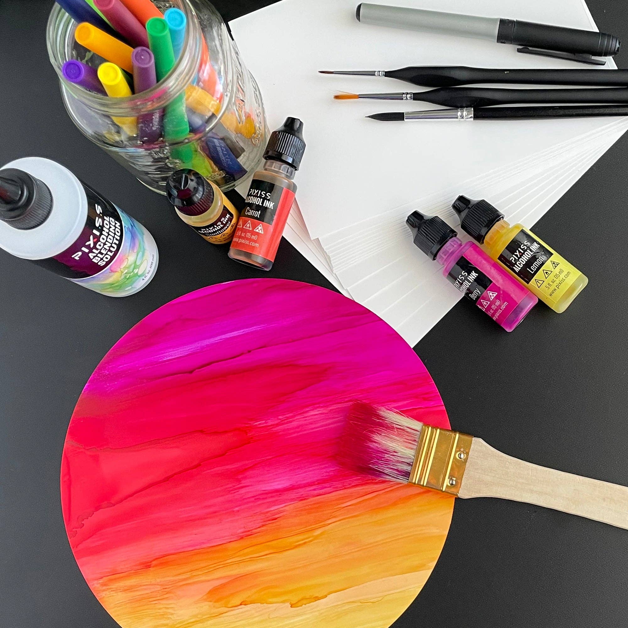 Pixiss - Venta al por mayor Papel para pintar - Papel redondo con tinta alcohólica PIXISS6