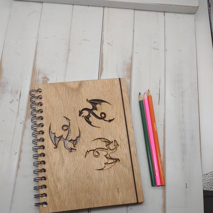 Dragon Circling Mini Sketchbook for wholesale by Genesis 3D