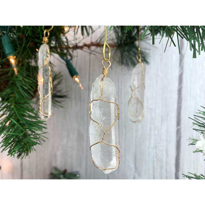 WonderLight Jewelry – Conjunto de ornamentos por atacado – Conjunto de Ornamento de Cristal 1pcs/4pcs - Quartzo Transparente/Clarity9