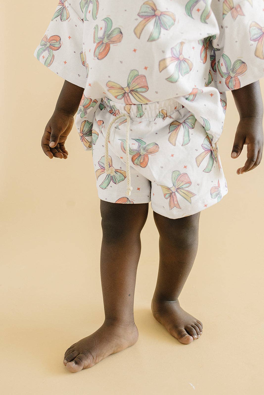 Lucky Panda Kids - Vente Ensemble haut et short – enfant - Ensemble de shorts | Nœuds joyeux2