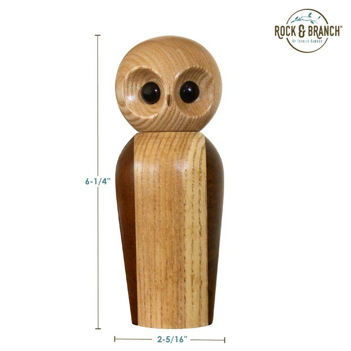 Totally Bamboo - Wholesale Pepper Mill - Rock & Branch® Owl Refillable Pepper Mill5