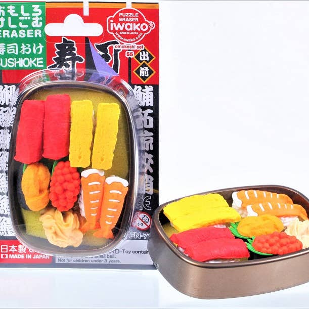 BCmini - Wholesale Eraser - 38311 Iwako Sushi Box Eraser Card1