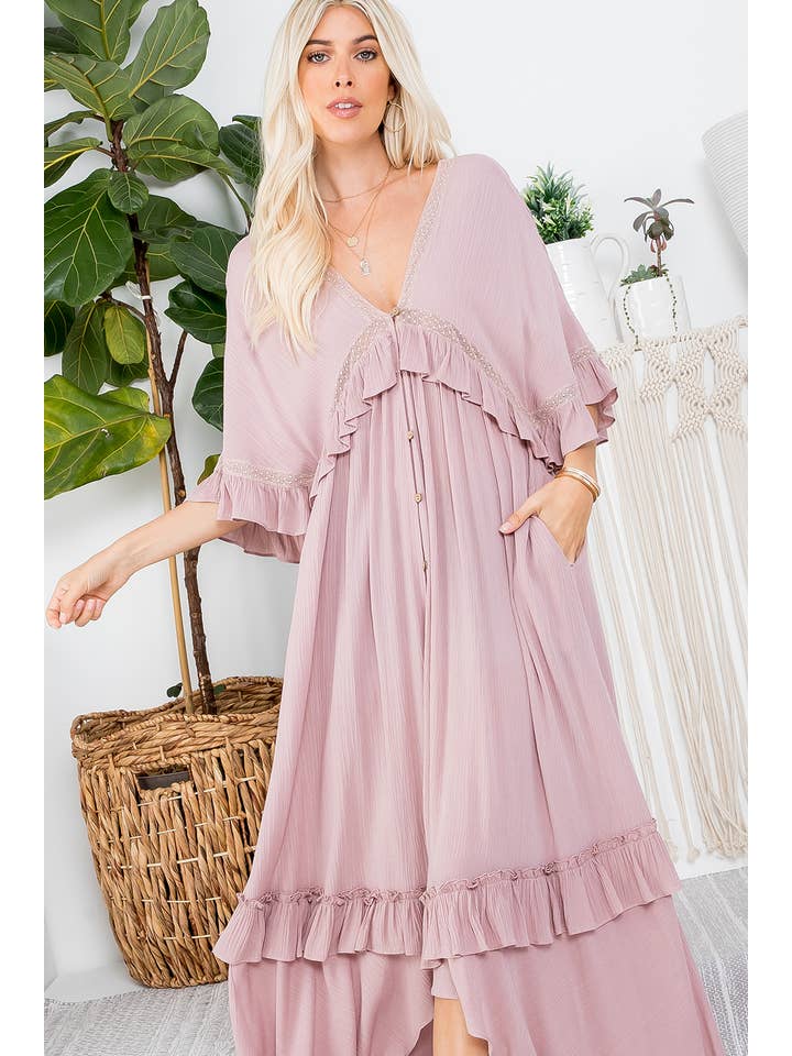 Sweet Lovely by Jen - Vente Cache-maillot – femme - ROBE CACHE-CŒUR MAXI7