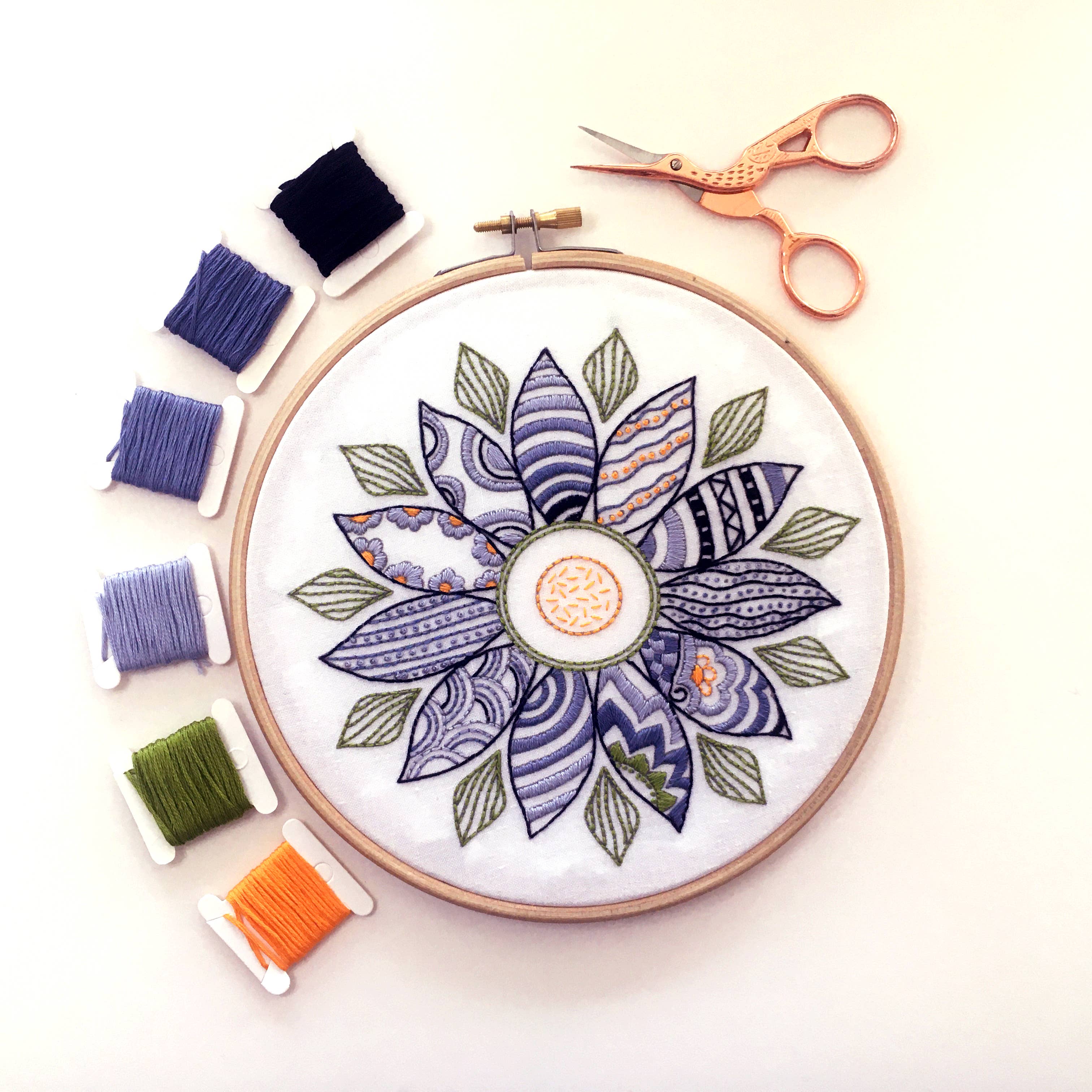 Cinnamon Stitching - Vente Accessoire de broderie/point de croix - Kit de broderie de fleurs2