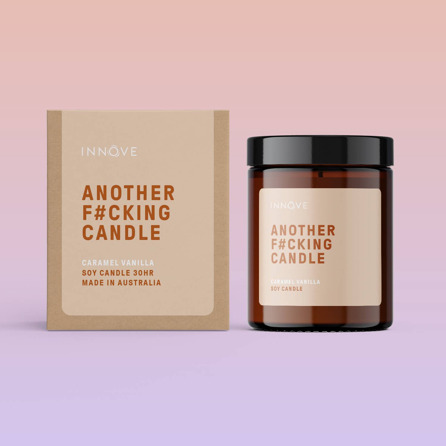 INNOVE - Wholesale Jar/filled candle - Another F#cking Candle - Caramel Vanilla Fragrance4